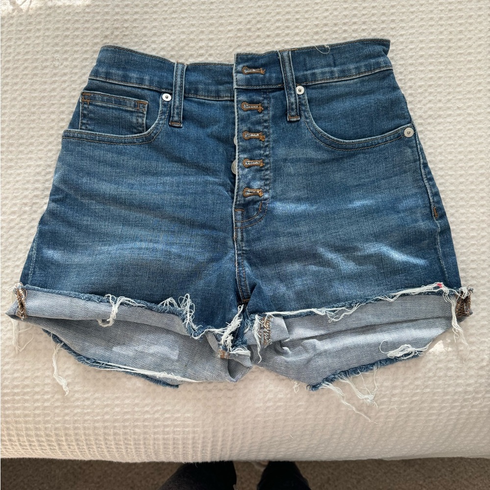 Madewell High-Rise Denim Shorts